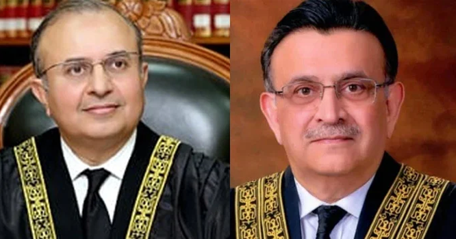 نیب ترامیم کیس:جسٹس منصور علی شاہ کی چیف جسٹس کو فل کورٹ بنانے کی تجویز