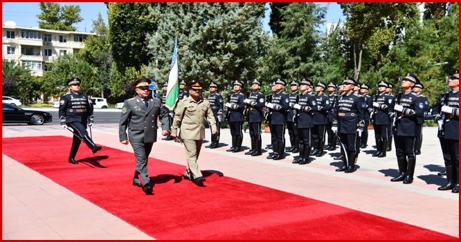 آرمی چیف جنرل سید عاصم منیر جمہوریہ ازبکستان کے دو روزہ سرکاری دورے پر